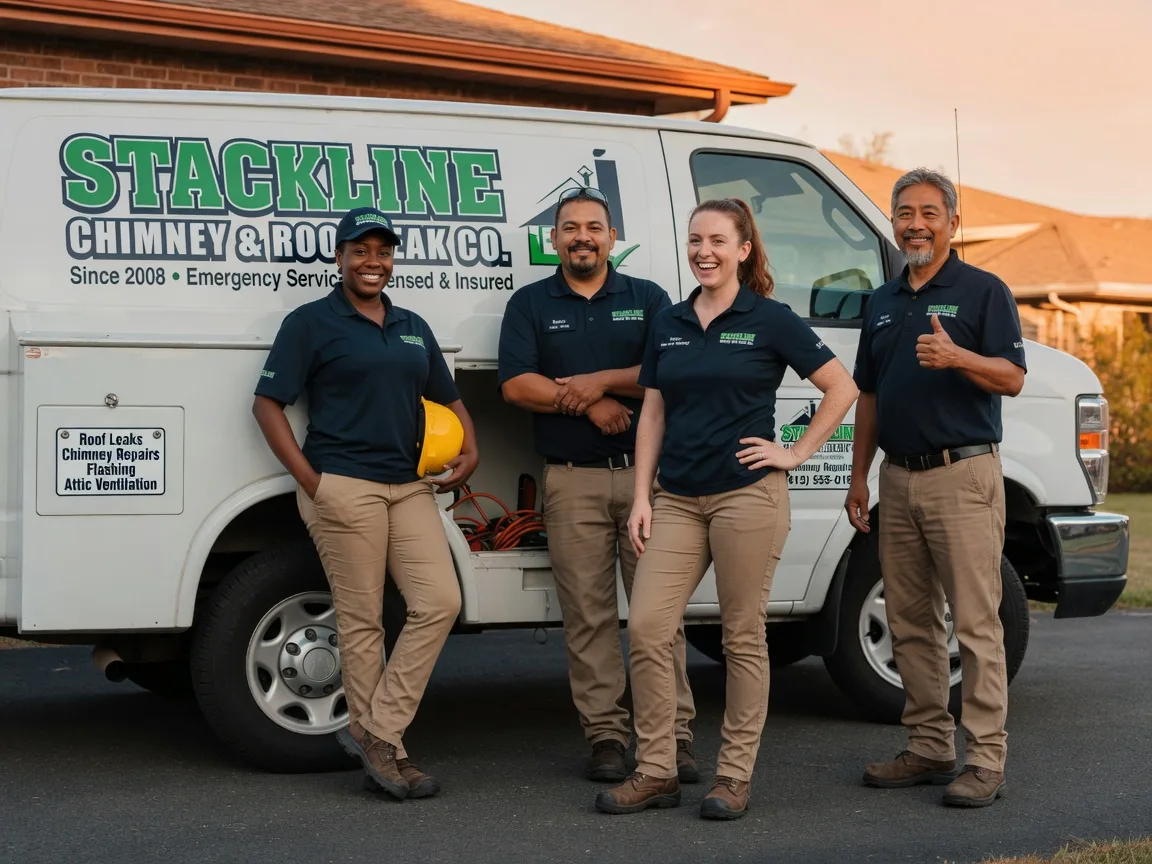 Chimney flashing repair company in Lacombe, LA
